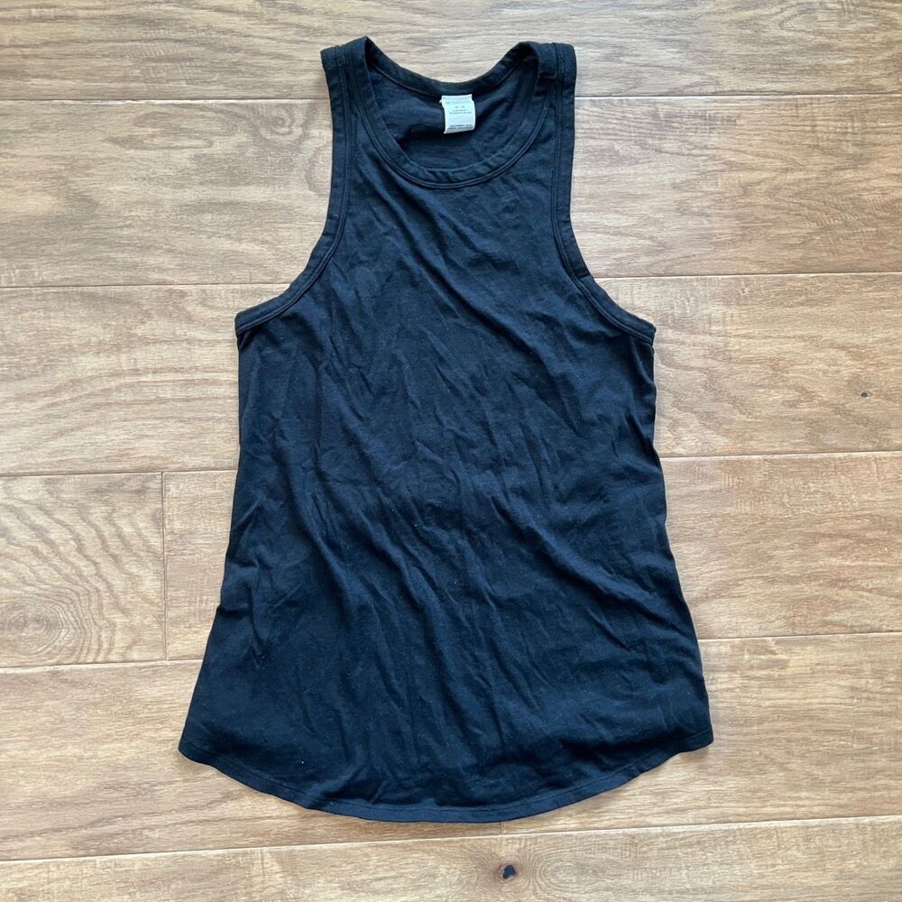 PINK Victoria's Secret Sleepwear Tank Top Size M Racerback Black
